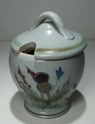 Buy Buchan Portobello Scotland Finest Stoneware Pottery Lidded Jar Thistle Design • 12.50£