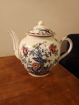 Buy Booths Silicon China  The Pompadour  Large Teapot 15.5 Cm Tall Ex Lid • 18.50£