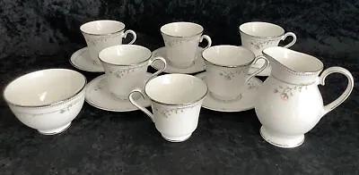Buy Royal Grafton Camille Tea Cups X6, Saucers X5, Milk & Sugar - Unused - Job Lot • 34.95£
