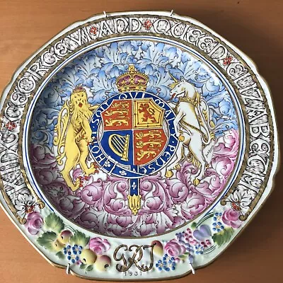 Buy PARAGON CHINA 1937 King George VI & Queen Elizabeth Coronation Souvenir Plate • 29£