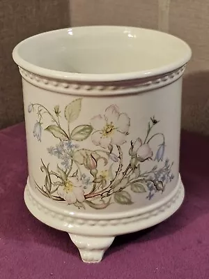 Buy Vintage Royal Winton Pottery Wild Flowers Ironstone Tri-Footed Planter • 4.99£