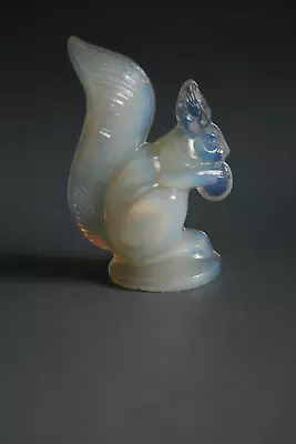 Buy Art Deco Sabino Opalescent Glass Squirrel Figurine • 34.74£