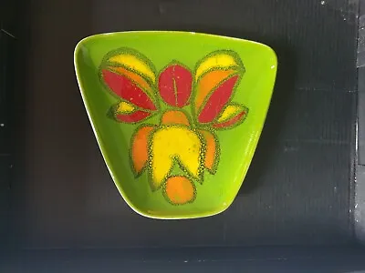 Buy Vintage Green Poole Pottery Delphis Pin Dish Shape 81  • 25£