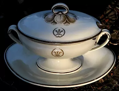 Buy Wedgwood Xrare 1770-90 Prince Of Wales Sauce Tureen, Prince Feathers & Crown • 603.21£