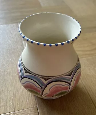 Buy Vintage Honiton Pottery - Devon Studio Pottery Vase - Manaton • 12£