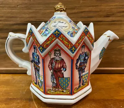 Buy Lovely Very Rare Sadler Henry V Porcelain Lidded Teapot Made In England A813 • 25£