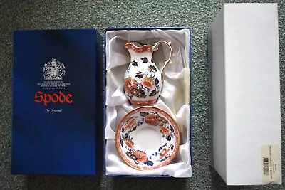 Buy Spode F1905 Ewer Jug & Bowl Set. Fine Bone China. Ming Pattern. Boxed Never Used • 32£