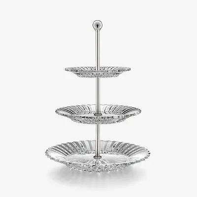 Buy New Baccarat Crystal Mille Nuits Small Pastry Stand #2605392 Brand Nib Save$ F/s • 1,138.47£