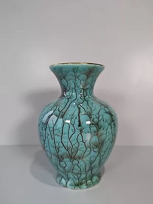 Buy Vintage Turquoise Vase, Delft Holland Marble Effect Ceramic Vase • 13.99£