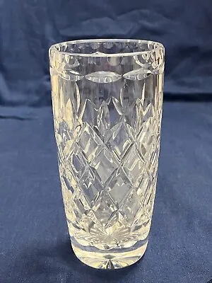 Buy Royal Doulton Cut Crystal Glass 7  Vase Exc Cond • 14.85£