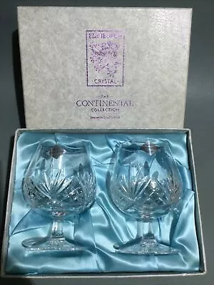 Buy Edinburgh Crystal Continental Collection 2 X Brandy Glasses  • 19.95£