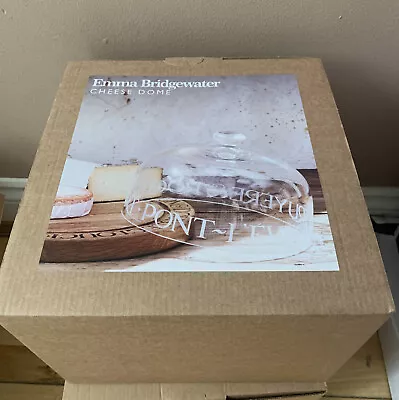 Buy Emma Bridgewater Black Toast Cheese Dome Glass -Brand New Boxed • 125£