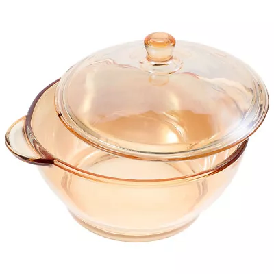 Buy Glass Salad Bowl Oven Mixing Bowl Fruit Bowl With Lid Dessert Plates • 25.59£