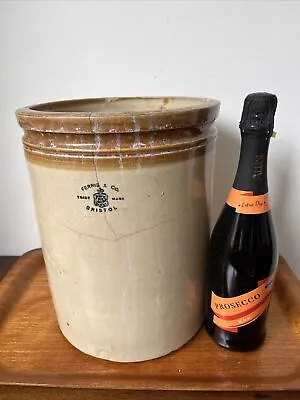 Buy Vintage Large Ferris & Co Stoneware Crock Jar Saltglazed Earthenware Storage Pot • 10£