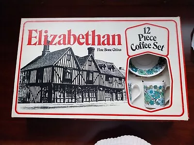 Buy Elizabethan Fine Bone China Vintage 12 Piece Coffee Set • 20£