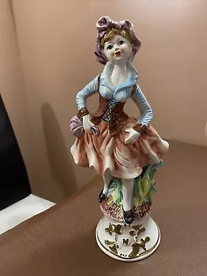 Buy Vintage Capodimonte Lady Figurine  • 8.50£