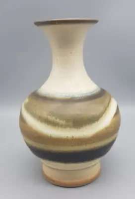 Buy Vintage INGLETON Pottery Swirl Pattern Stoneware Vase, Stamped On Base Rim. • 11.50£
