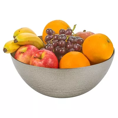Buy Large Coloured Glass Round Fruit Vegetable Salad Bowls Party Snack Centerpiece • 12.49£