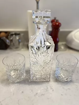 Buy Crystal Whiskey Decanter & Tumblers • 30£