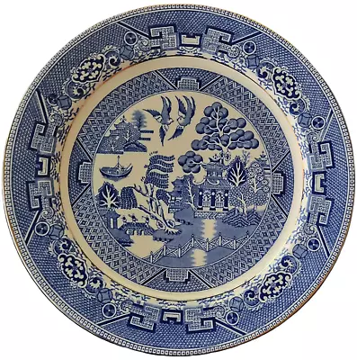 Buy Antique English Blue Willow Transferware Dinner Plate, Dated 1832 Ridgeway X2 • 13.99£