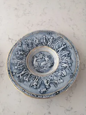 Buy Capodimonte Ceramic Large Wall Plate Charger 31cm Diam. 5cm Deep • 13.99£