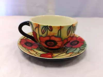 Buy Old Tupton Ware Gorgeous Floral Hand Painted Cup & Saucer • 8£