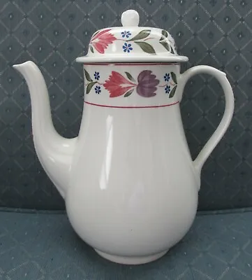 Buy Adams China Old Colonial Floral Border 6 Cup Large Tall Coffee Pot- Excellent! • 48.20£
