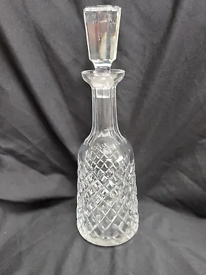 Buy Vintage Waterford Crystal Glass Decanter With Stopper Unmarked • 24.99£