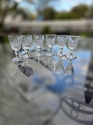 Buy Richardson British Crystal Olive And Cross Vintage Contemporary Rare Set Of 6  • 54.34£
