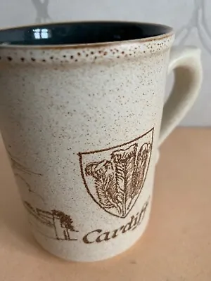 Buy Vintage Wales Laugharne Pottery Handmade Stoneware Cardiff Tea/Coffee Mug • 4.99£