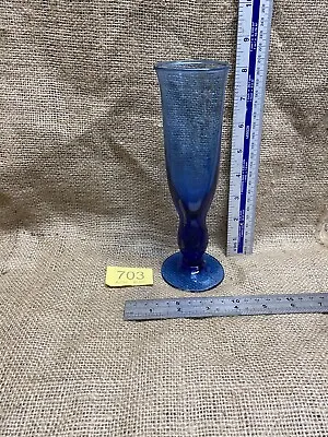 Buy Single Stem Cobalt Blue Glass Flower Vase • 5£