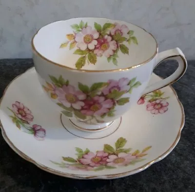 Buy  Beautiful Vintage Duchess Rose Pattern Bone China Teacup&Saucer Made In England • 13.48£
