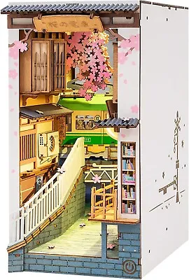 Buy ROBOTIME Rolife Sakura Densya 3d Puzzle DIY Miniature House Craft Kit -Brand New • 32.88£