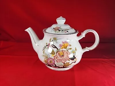 Buy Sadler Floral Design Gold Trimmed Teapot England Vintage • 14.99£