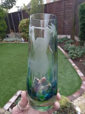 Buy Stunning Kosta Boda? Baboon Decorated Glass Vase • 19.99£