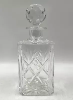 Buy Royal Doulton Crystal Square Drink Decanter Stopper Whisky Cut Glass T2860 C3614 • 14.99£