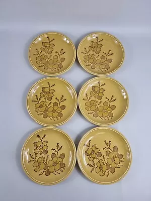 Buy 6 X Biltons Vintage Plates Yellow Floral 6.5  • 13.90£