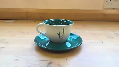 Buy Vintage Denby Stoneware   Greenwheat   Cup And Saucer • 2.50£