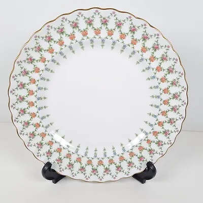Buy Spode Tiara Dinner Plate Fine Bone China Vintage Floral Design 27cm England • 15.37£
