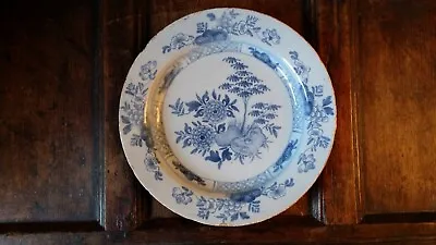 Buy 1750's Large Antique Delft Charger Plate Blue & White Chinoiserie - Liverpool • 195£