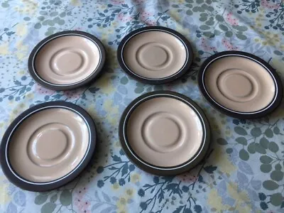 Buy 5 Hornsey Pottery Saucers Good Condition • 25£