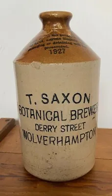 Buy Rare Antique Price Bristol T. Saxon Wolverhampton Brewer Stoneware Flagon  • 95£