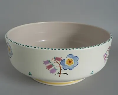 Buy Poole Pottery Fi Pattern 11  Footed Bowl Huge Centrepiece 50s Handthrown Jenkins • 40£