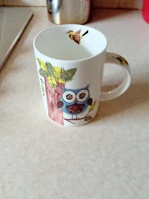 Buy Roy Kirkham Design Bone China Mug For RSPB Owls Woodpecker Design Coffee Tea Cup • 6£