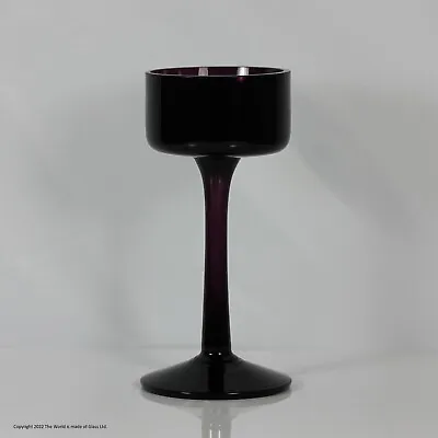 Buy Wedgwood Glass Brancaster Candlestick, Amethyst, Small • 25£