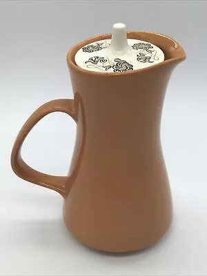 Buy Vintage Poole Pottery Desert Song Orange Retro Coffee Pot • 5.99£