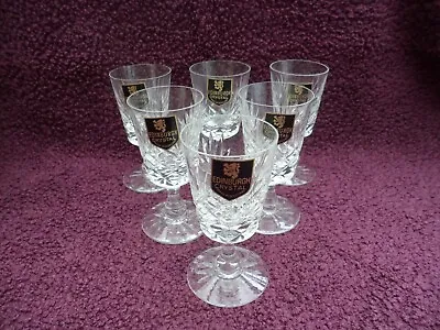 Buy Set Of 6 Vintage Edinburgh Crystal Oban Pattern Cut Glass Sherry Glasses, Boxed. • 35.99£