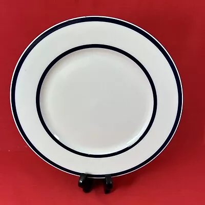 Buy Totally Today White Cobalt Blue Trim Dinnerware Set 1 Plate 10” VTG • 9.50£
