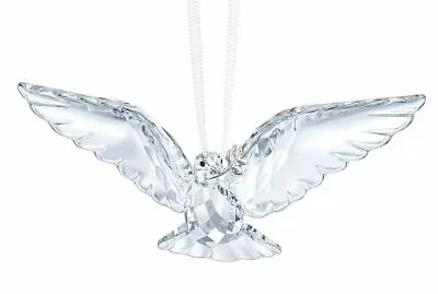 Buy Swarovski Christmas Peace Dove Ornament Clear Crystal #5403313 New In Box • 103£