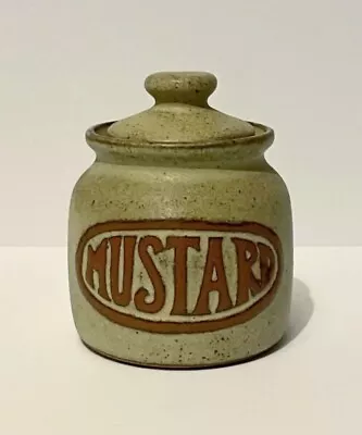 Buy Ceramic Vintage Tremar 'Mustard' Condiment /Cruet Pot- Cornish Stoneware Pottery • 15.99£